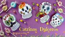 Cómo hacer una Catrina Dulcero para el Día de los Muertos, Day of the Dead, Calaveras con dulces