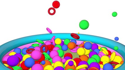 Binkie TV - Funny Bowling Balls 3D Colors For Kids Learn Alphabet ABC Song