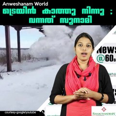 ട്രെയിന്‍ കാത്തു നിന്നു ; വന്നത് സുനാമി #AnweshanamWorld
