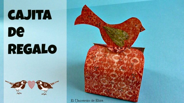 Caja de Regalo, Manualidades de Papel, Caja Scrapbook