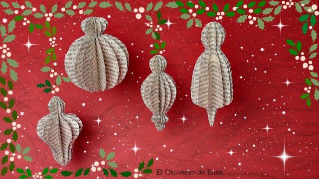 Decora tu Árbol de Navidad, Cómo hacer Adornos para el Árbol de Navidad