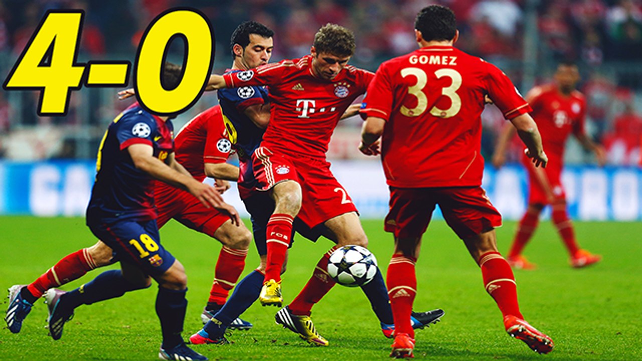 Bayern Munich vs FC Barcelona 4-0 ● Goals and Highlights Champions League 2012-13