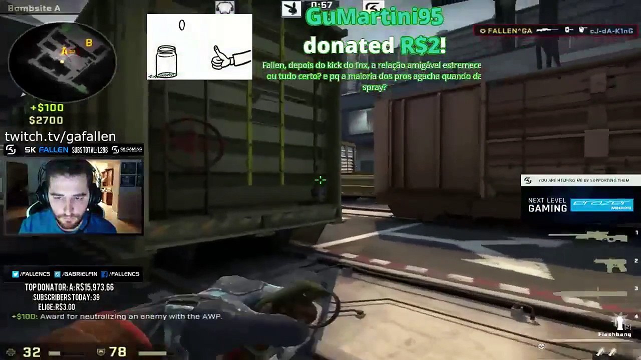 CS:GO - FALLEN MONSTER AWP PLAYS
