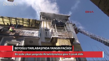 Beyoğlu’nda yangın faciası