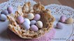 Nidos de Chocolate y Cereales, Recetas para Pascua, Manualidades para Pascua
