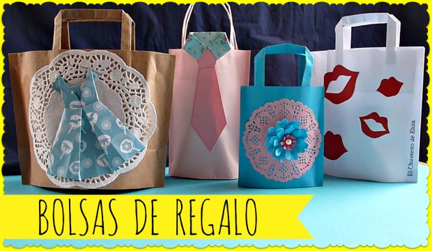 Bolsas de Regalos para el Día de la Madre, Cómo hacer Bolsas de Regalo, Día de las Madres
