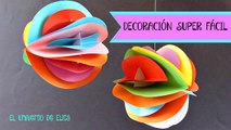 Decoración Super Fácil para tu Cuarto, Decora tu Habitación o tu Fiesta, Bolas de Colores