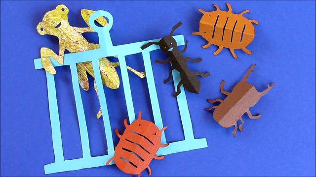 DIY, Decora tu Habitación Especial Chicos, Insectos de papel, Decoración Kirigami