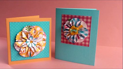 DIY, Tarjeta Scrapbook Fácil y Original, Tarjeta de Felicitación, Tarjeta para el Día de la Madre