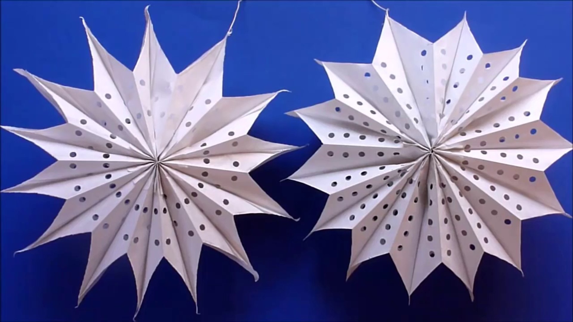 Manualidades Navideñas, Estrellas Gigantes de Papel, Decoración para Navidad  - Vídeo Dailymotion