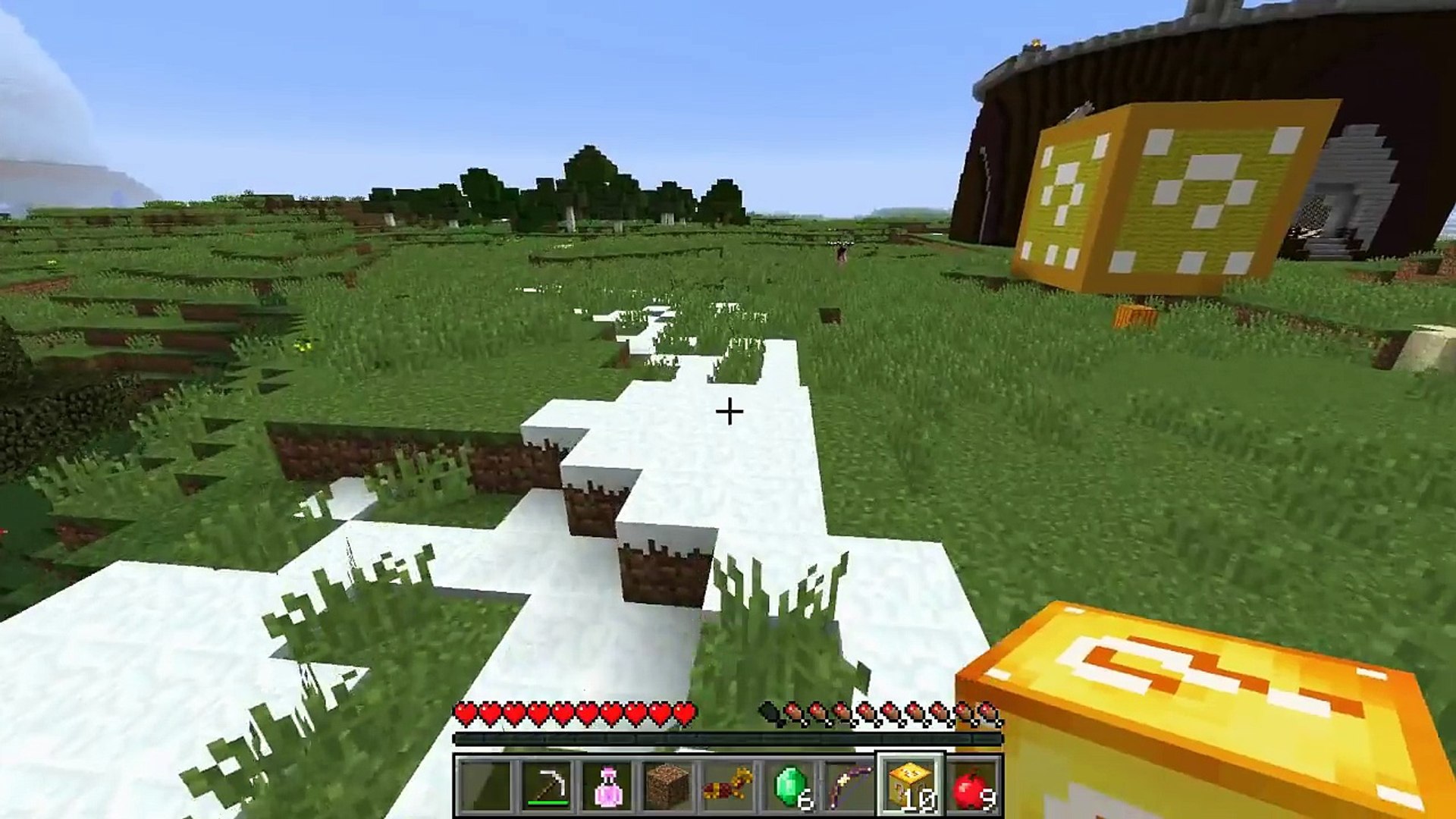 ⁣Minecraft  PAT VS JEN CHALLENGE GAMES - Lucky Block Mod - Modded Mini-Game
