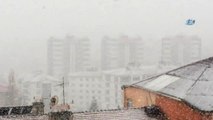 Mart Ayında Elazığ'a Lapa Lapa Kar Yağdı