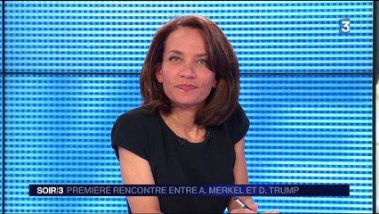 Première rencontre tendue entre Donald Trump et Angela Merkel