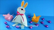 Cómo hacer una Caja de Regalo para Pascua, Conejo dulcero, Manualidades para Pascua, Decoración para Pascua,