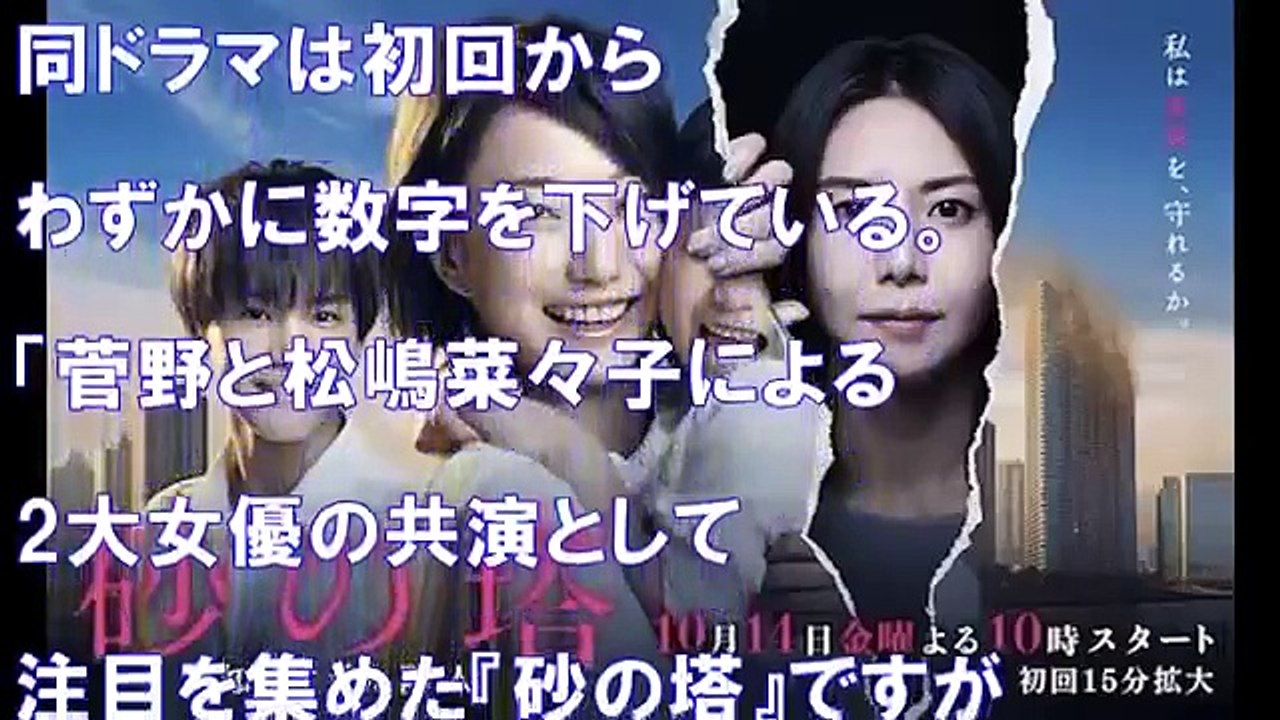 【衝撃】クレームで大炎上！？菅野美穂「砂の塔」の内容にタワーマンション住人がブチギレ！