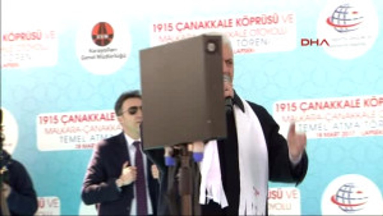 Çanakkale Başbakan Yıldırım 1915 Çanakkale Köprüsü Açılış Töreni'nde Konuştu-2