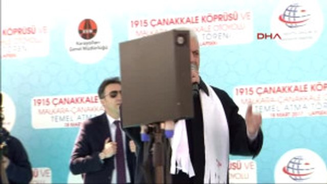Çanakkale Başbakan Yıldırım 1915 Çanakkale Köprüsü Açılış Töreni'nde Konuştu-2