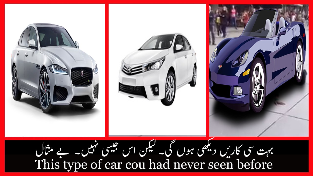 This type of car you  had never seen before