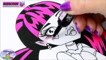 Monster High Coloring Book Episode Show Draculaura MH Surprise Egg and Toy Collector SETC