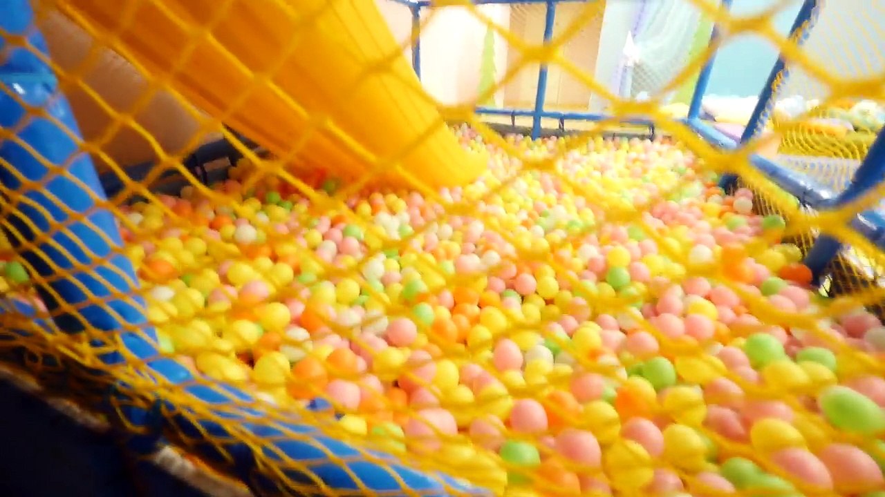 Indoor Playground Family Fun for Kids Play Center Slides Playroom with Balls | TheChildhoo