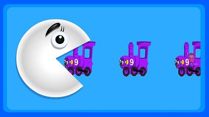 Colors for Children to Learn with Packman | Colors for Kids with Train | Kids Learning Videos