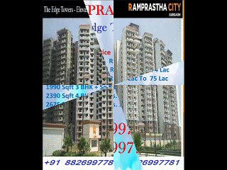 Apartments For Sale in The Edge Tower Sector 37D Gurgaon Dwarka Expressway 8826997781