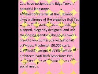 The Edge Tower  Best Project Best Deal 2 BHK 1310 Sq.ft @ 61 Lac only Dwarka Expressway 8826997781