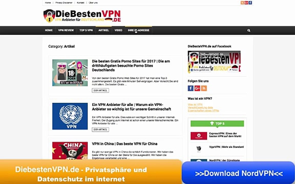 NordVPN Erfahrung