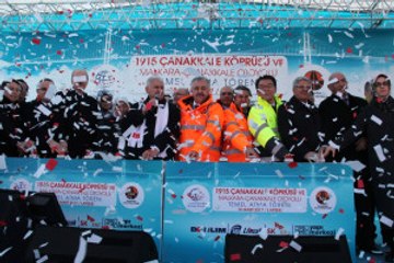 Çanakkale 1915 Köprüsü'nün Temeli Atıldı