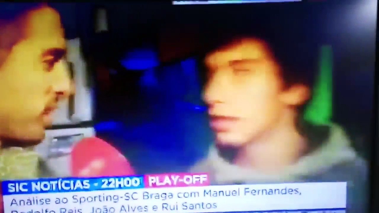 Jovem diz que Braga é de segundo escalão   Sporting - Braga