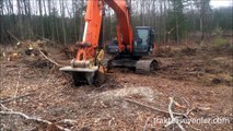 Ağaç kökü çıkartma makinesi