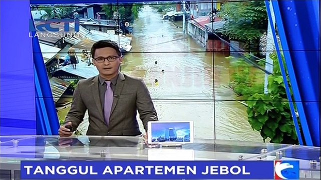Perumahan Taman Cikas Terendam Akibat Tanggul Jebol