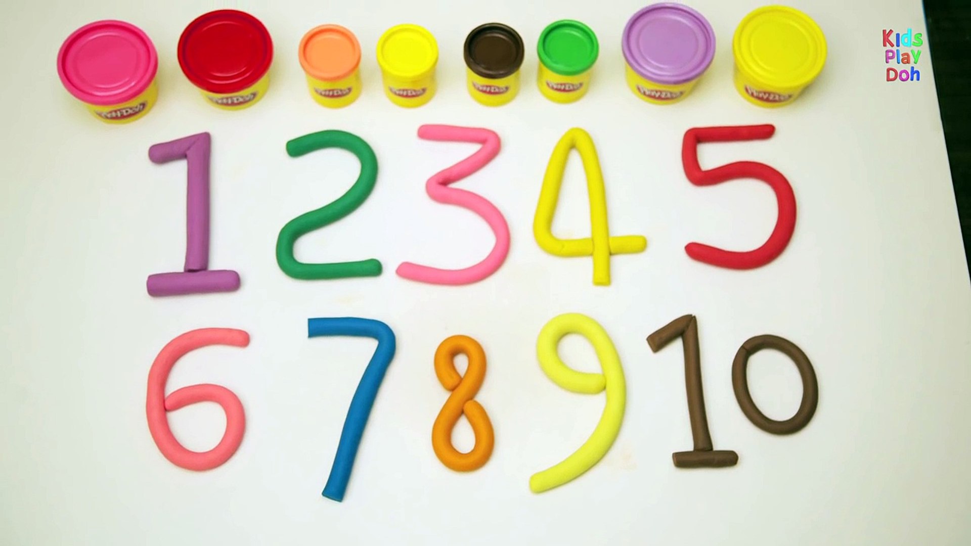 play doh numbers