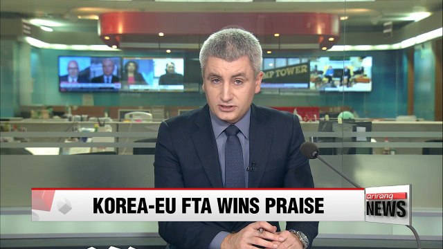 German leader touts success of Korea-EU free trade deal