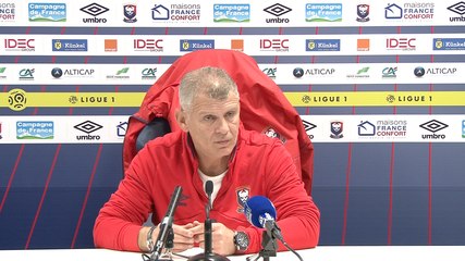 La conférence de presse avant SMCaen - AS Monaco