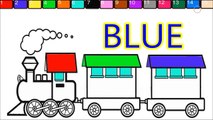 colouring pages for kids : How to color train coloring page , coloring pages shosh channel