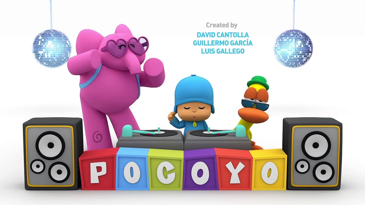 Дискотека обучение музыка через Pocoyo