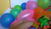 Put kids toys into balloon videos | Disney toys putting into balloon