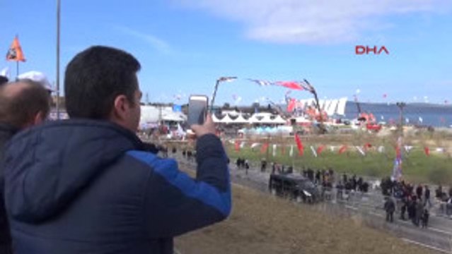 Çanakkale 1915 Çanakkale Köprüsü'nün Ilk Harcı Atıldı