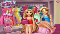 Princess Elsa and Rapunzel in their Dressing Room - Disney Frozen & Tangled Dress Up Games