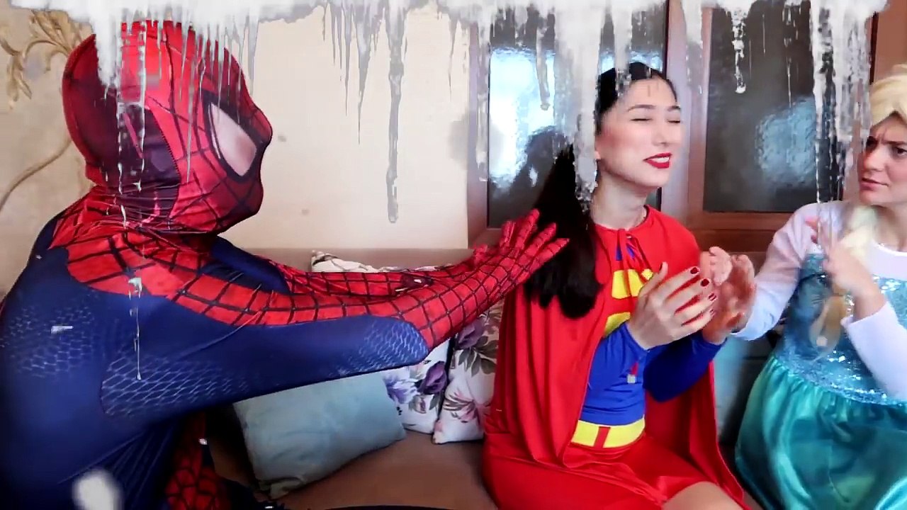 Fun Spiderman Frozen Elsa Superheroes