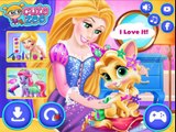 Princess Rapunzels Palace Pet Summer - Baby Pet Caring Games - Cat Bathing Movie