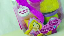 Play Doh Disney Princess Tangled Rapunzel Crown Tiara and Rapunzel Doll Gown Dress Toy *|