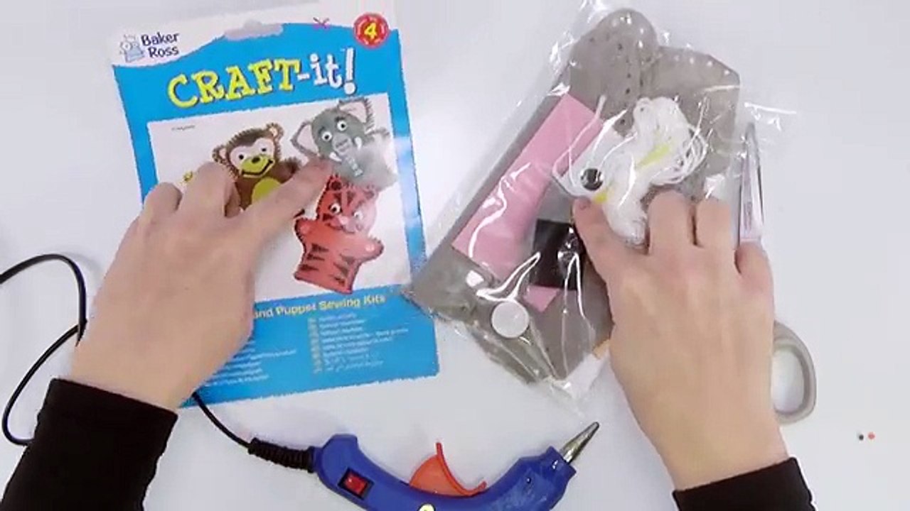 Craft  Puppet elephant with crazy eyes ✂ Special for children DIY