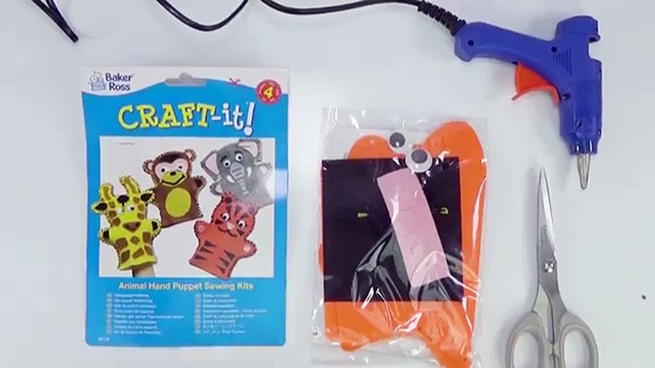 Craft  Puppet Tiger with crazy eyes ✂ Special for children DIY