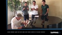 Roger Federer lance son boys band avec Novak Djokovic et Grigor Dimitrov