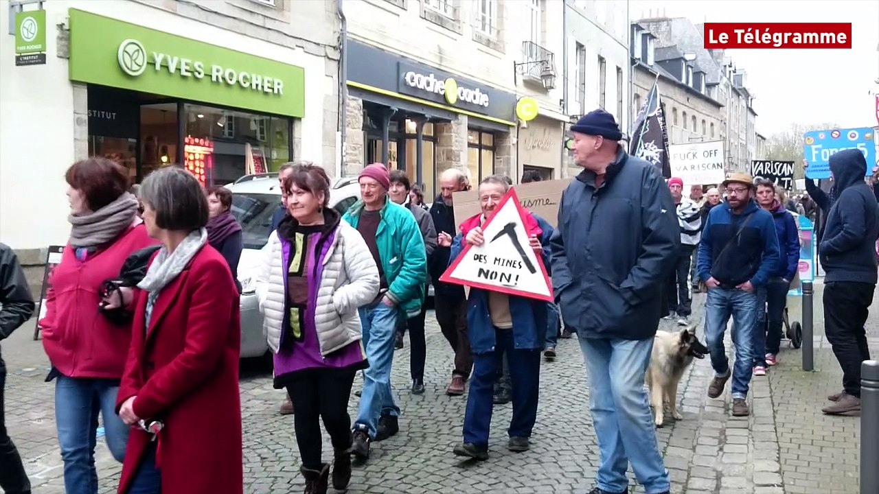 Projets miniers. Plus de 500 personnes mobilisées à Guingamp