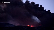 Mount Etna erupts with cloud of volcanic ash