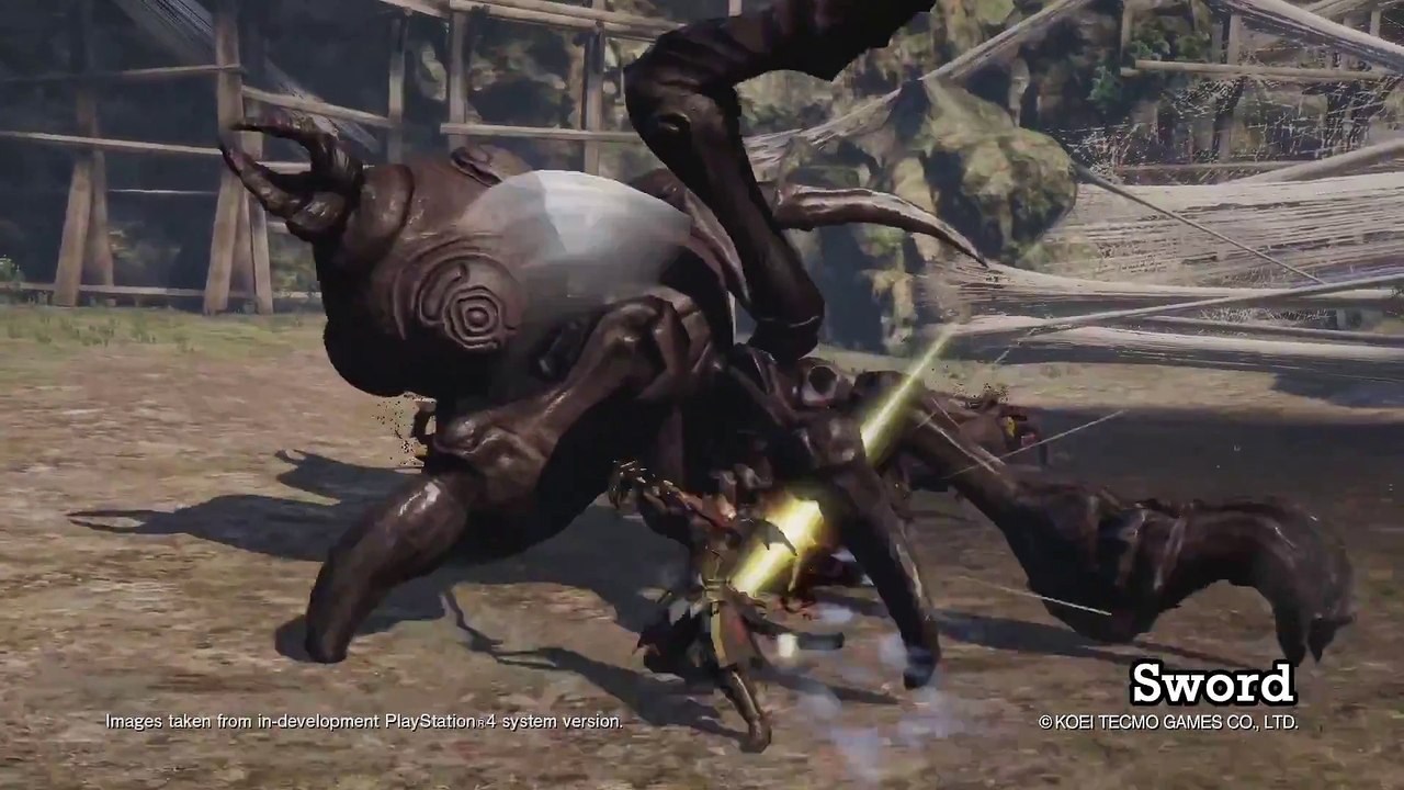 Toukiden 2 Sword Gameplay Trailer
