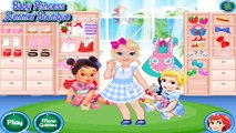 Elsa & Anna Summer Matching Outfits ^^ Disney princess Frozen - Best Baby Games For Girls